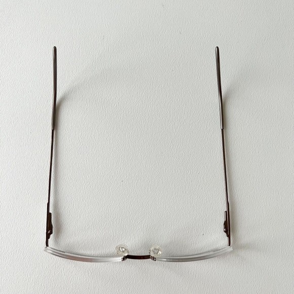 UROCK Eyeglasses Frame U721 Brown 52-18-135 Semi Rimless Display Model - Picture 6 of 11